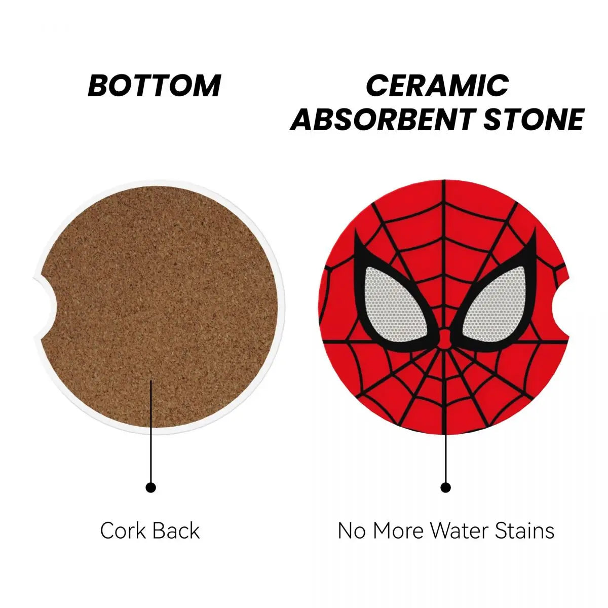 Dessous de Verre Masque de Spiderman